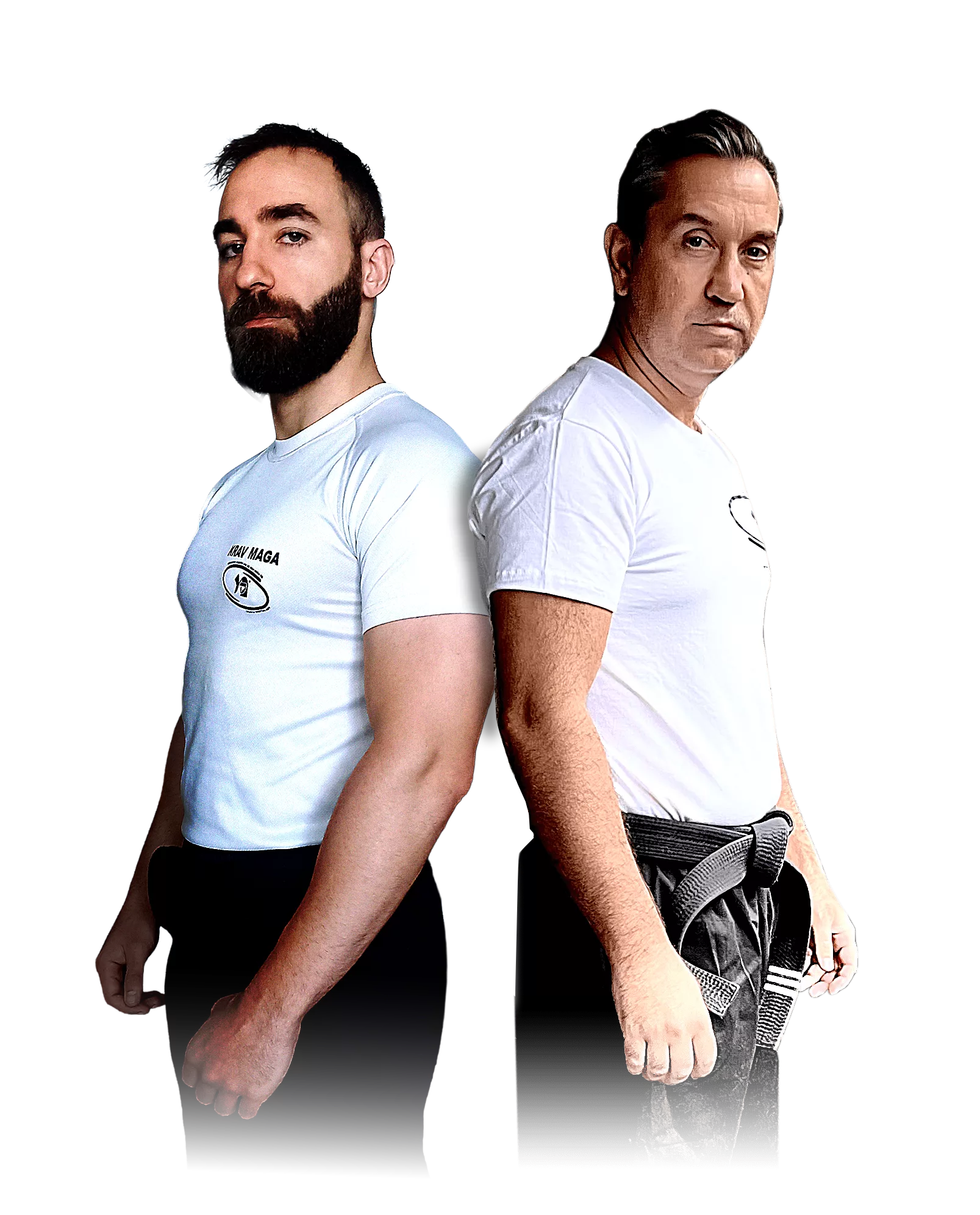 Les instructeurs du Krav Maga Club Boulogne en tenue d'entraînement
